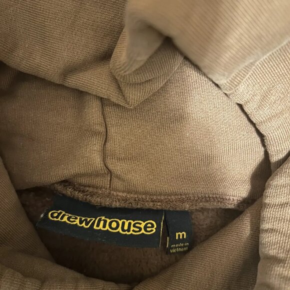 Like New Drew House Cartoon Font Brown Hoodie Sweatshirt,  Medium - Picture 5 of 7